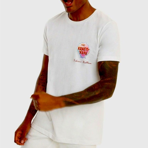 Spongebob Squarepants Mens Krusty Krab Bikini Bottom-Size S - Picture 2 of 2